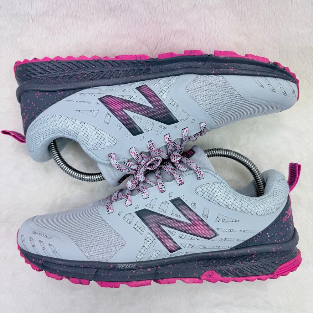 New Balance FuelCore Nitrel V1 Womens Trail Running Shoes Gray Pink Size 9 - Picture 6 of 10